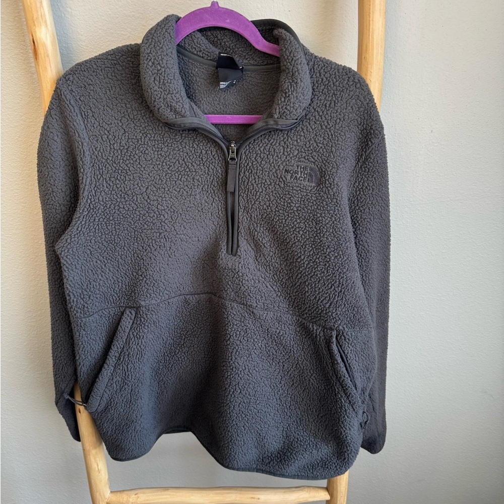 The North Face Charcoal Fleece Jacket